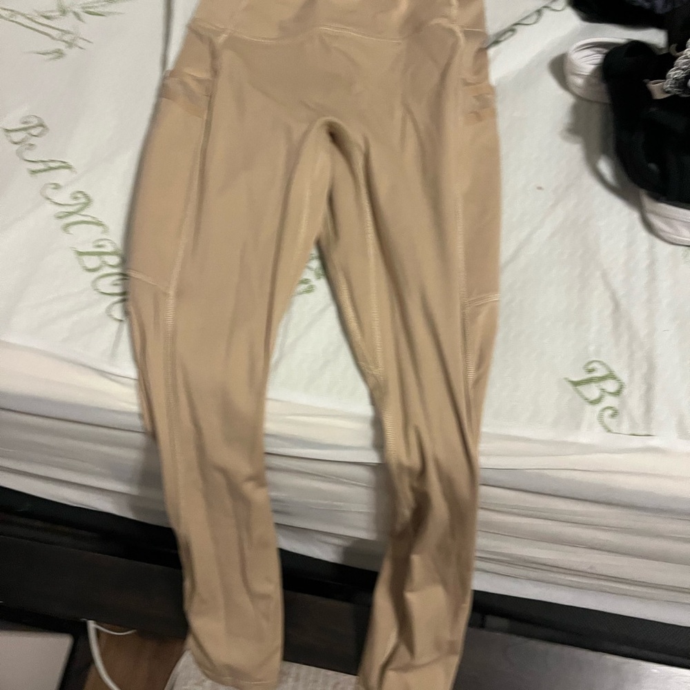High waisted 365 motion Tan Leggings